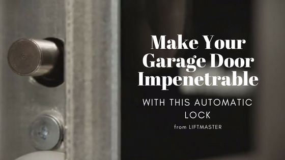 automatic garage door lock, can be smartphone controlled 