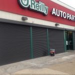 Storefront Security Doors at O'Reilly Autoparts