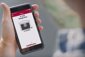 smartphone controlled garage lock