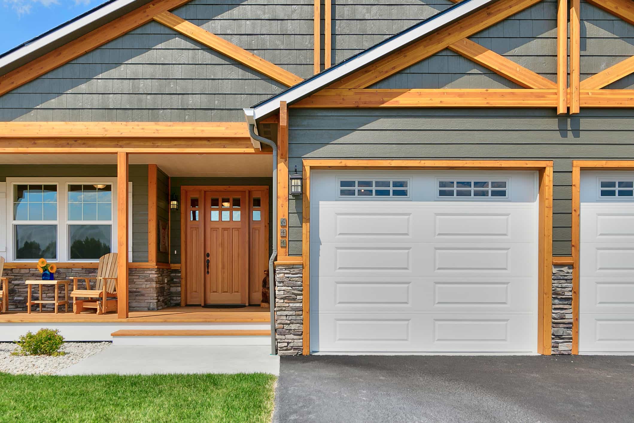 White Garage Door
