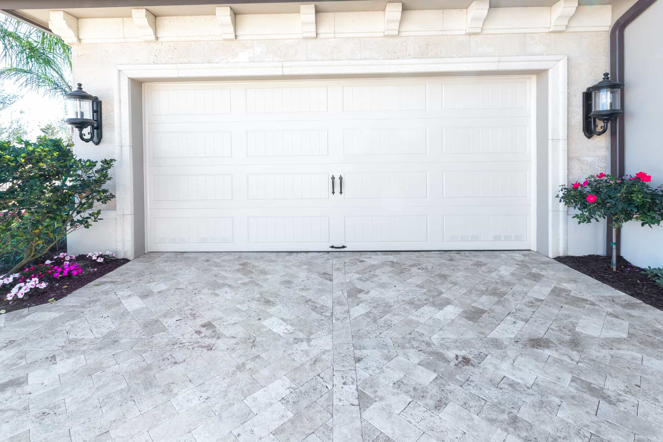 White Garage Door