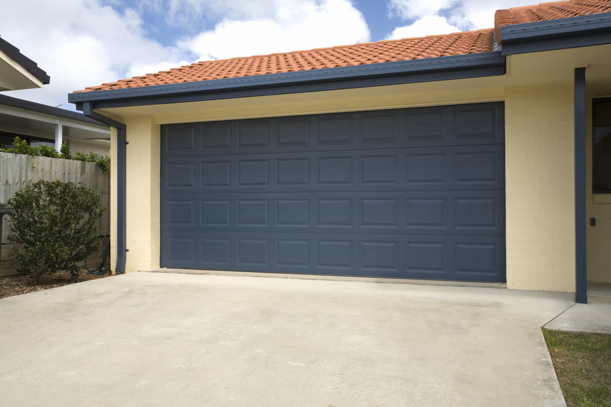 Painted Garage Door