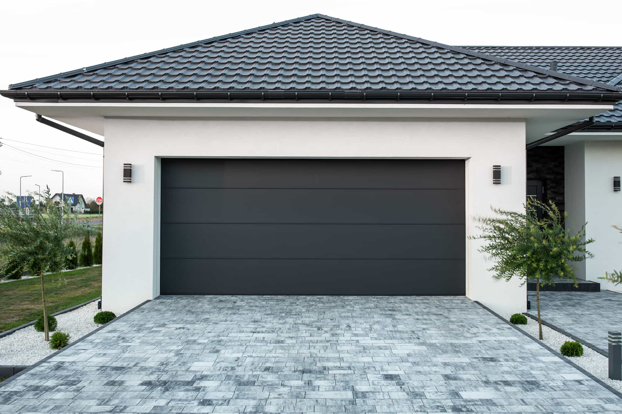 Dark Gray Garage Door