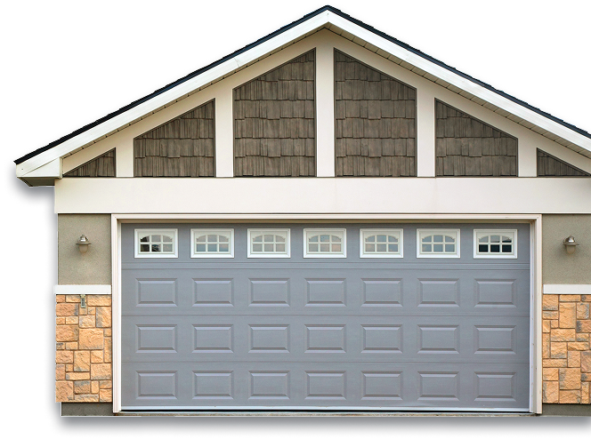 Painted Garage Door